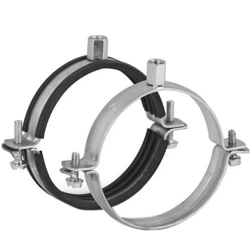SS RUBBER LINED/UNLINED STEEL PIPE CLAMPS